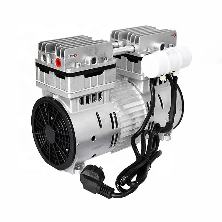 

220v 150/min 1000w Twin Piston Oil Free Vacuum Pump for air Compressor / Laboratory