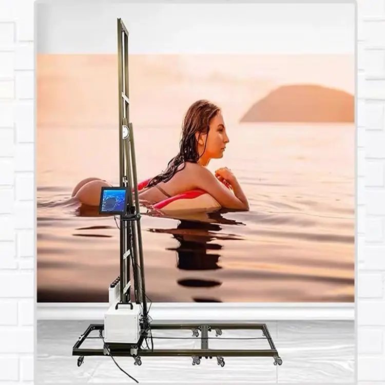Multiple Applications Wall Decor New 3D UV Vertical Wall Printer for Indoor Outdoor Versatile Service Equipment