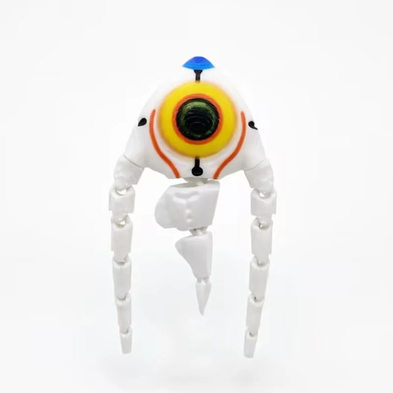 3D Printed Articulated Peeper Figure Subnautica Inspired Poseable Sea Creature Model Collectible Game Toy Gift for Fans