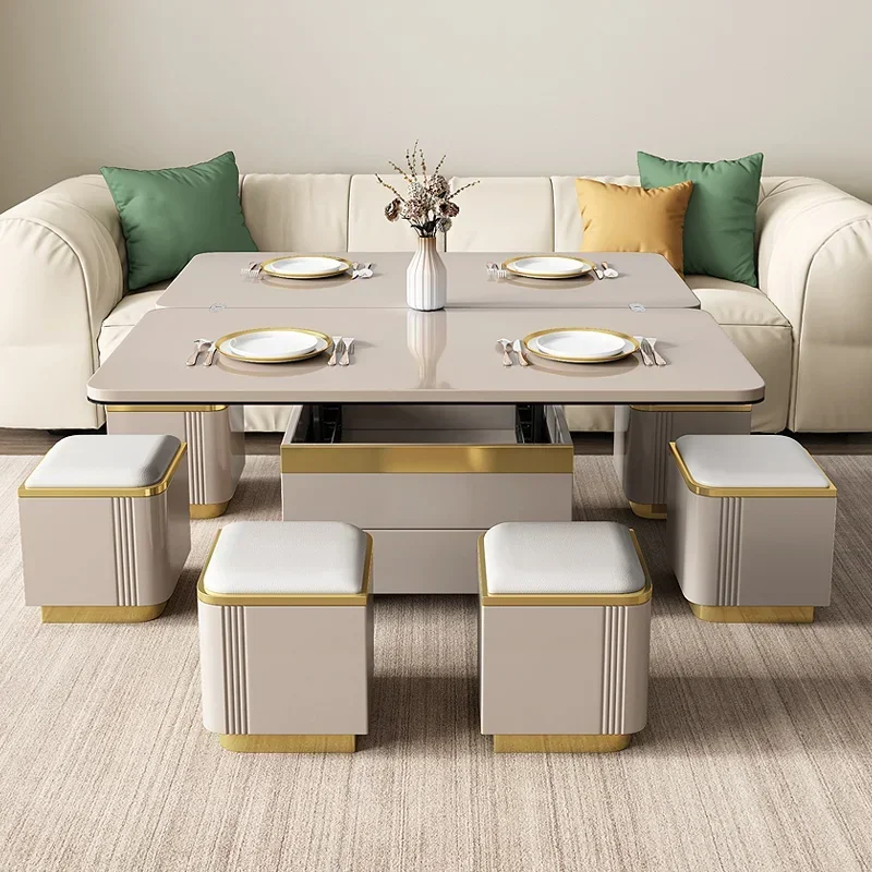 

Multi Function Luxury Coffee Tables Storage Modern Design Floor Folding Coffee Table Living Room Couchtisch Wohnzimmer Furniture