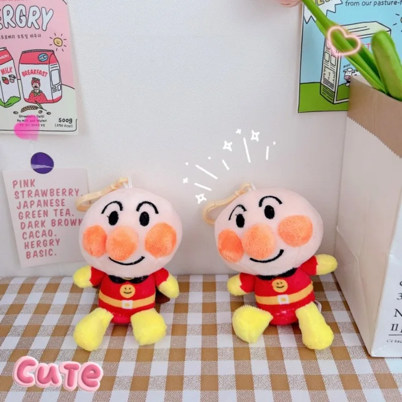 Anpanman Jam’s Uncle Shokupanman Cartoon Cute Doll Doll Keychain Student School Bag Backpack Exquisite Ornament Gift Wholesale