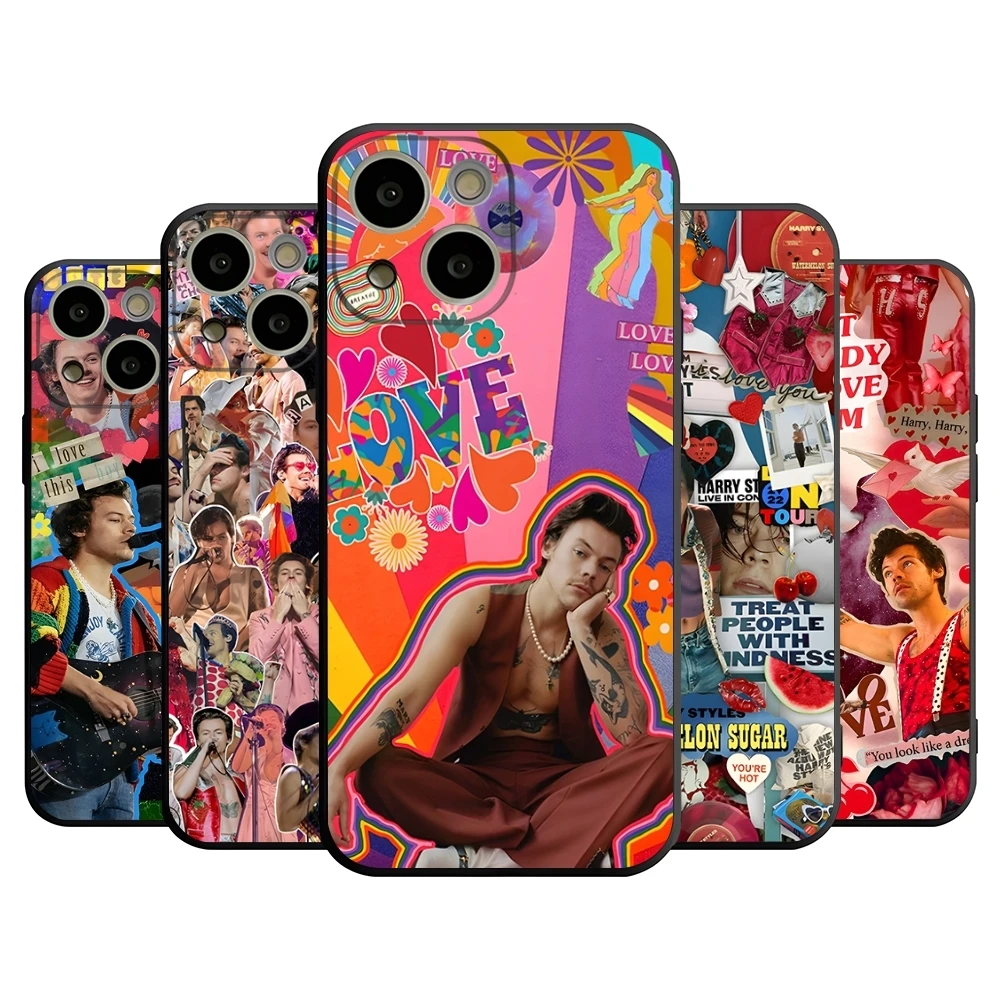 H-HaRRy S-styles Phone Case For 14 Pro Max For Apple Iphone 16 15 Po Max 12 Mini 11 13 Pro Xr X Xs 8 7 Plus Back Cover