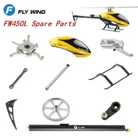 FLY WING FW450L FW450 V2 RC Helicopter Spare Parts Accessories Gear Blade Servo Shaft Screw Frame Tail Boom Skid Landing