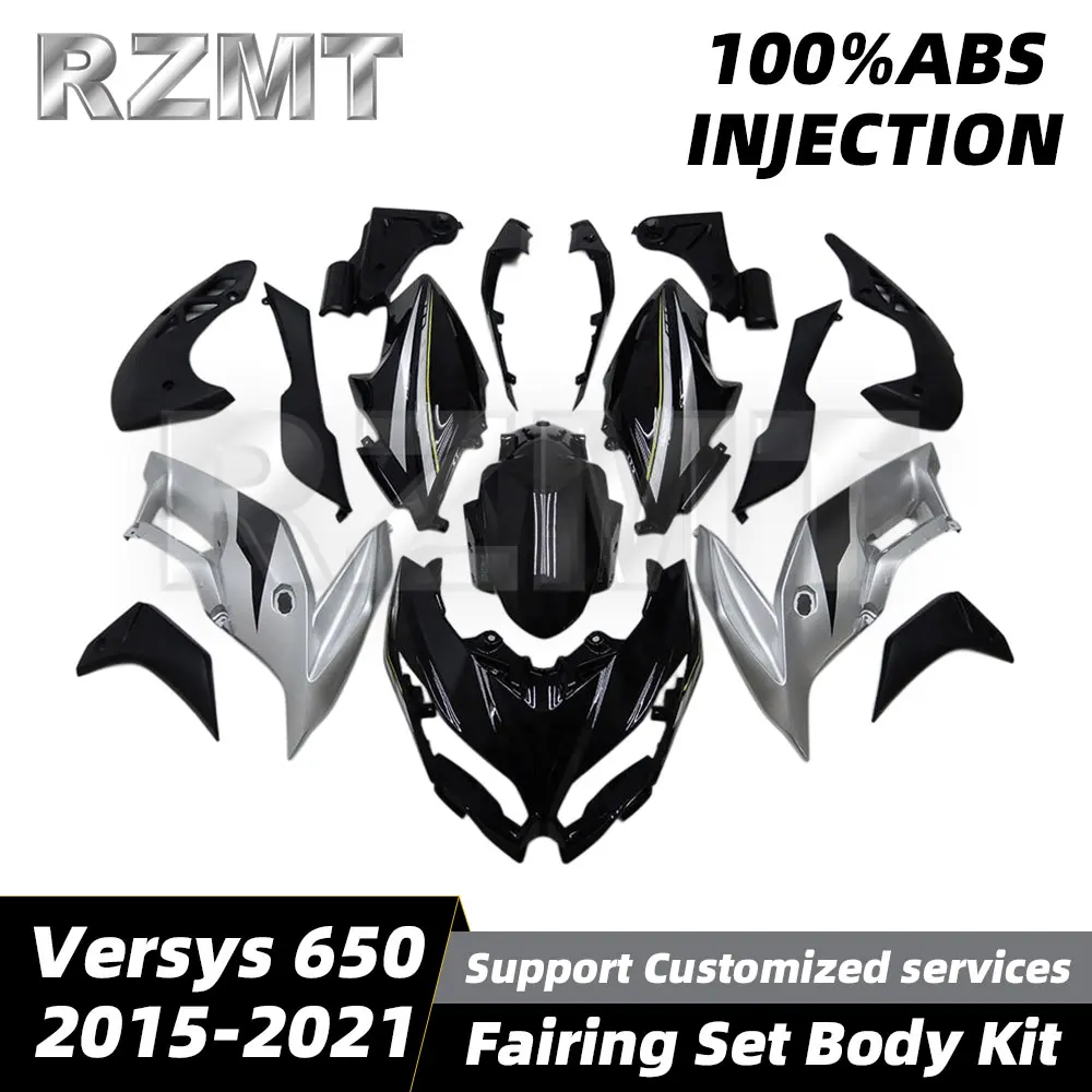 

For Kawasaki Versys 650 2015-2021 Motorcycle Set Body Kit Fairing Plastic Guard Plate Accessories Shell Injection 0615-107a