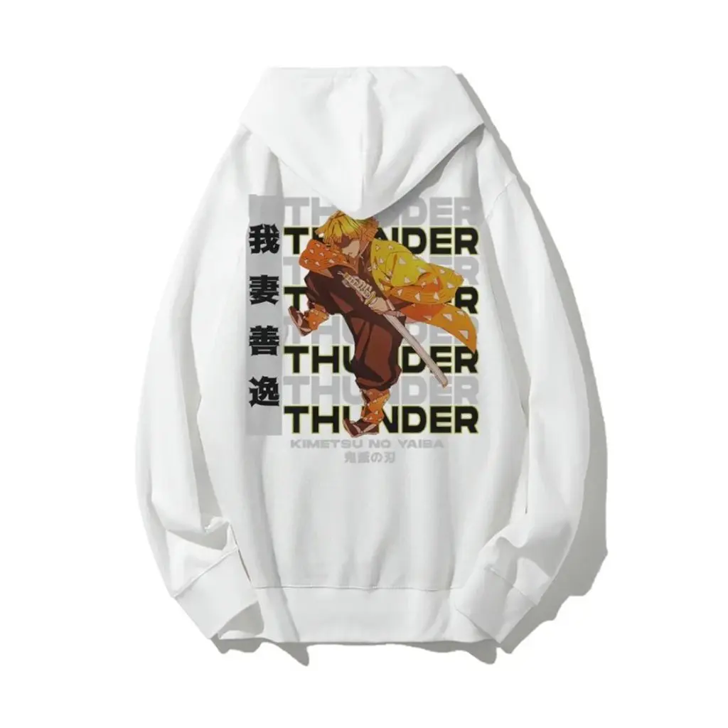 鬼滅の刃 我妻善逸 パーカー メンズ レディース アニメ コスプレ スウェットシャツ 2026 秋冬 カジュアル ストリートウェア パーカー ユニセックス