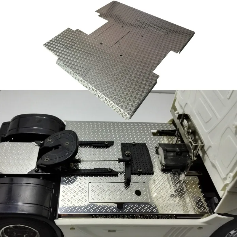 

1 шт. металлическая скользящая пластина для 1/14 Tamiya RC грузовик автомобиль Scania R470 56318 DIY Запчасти игрушки