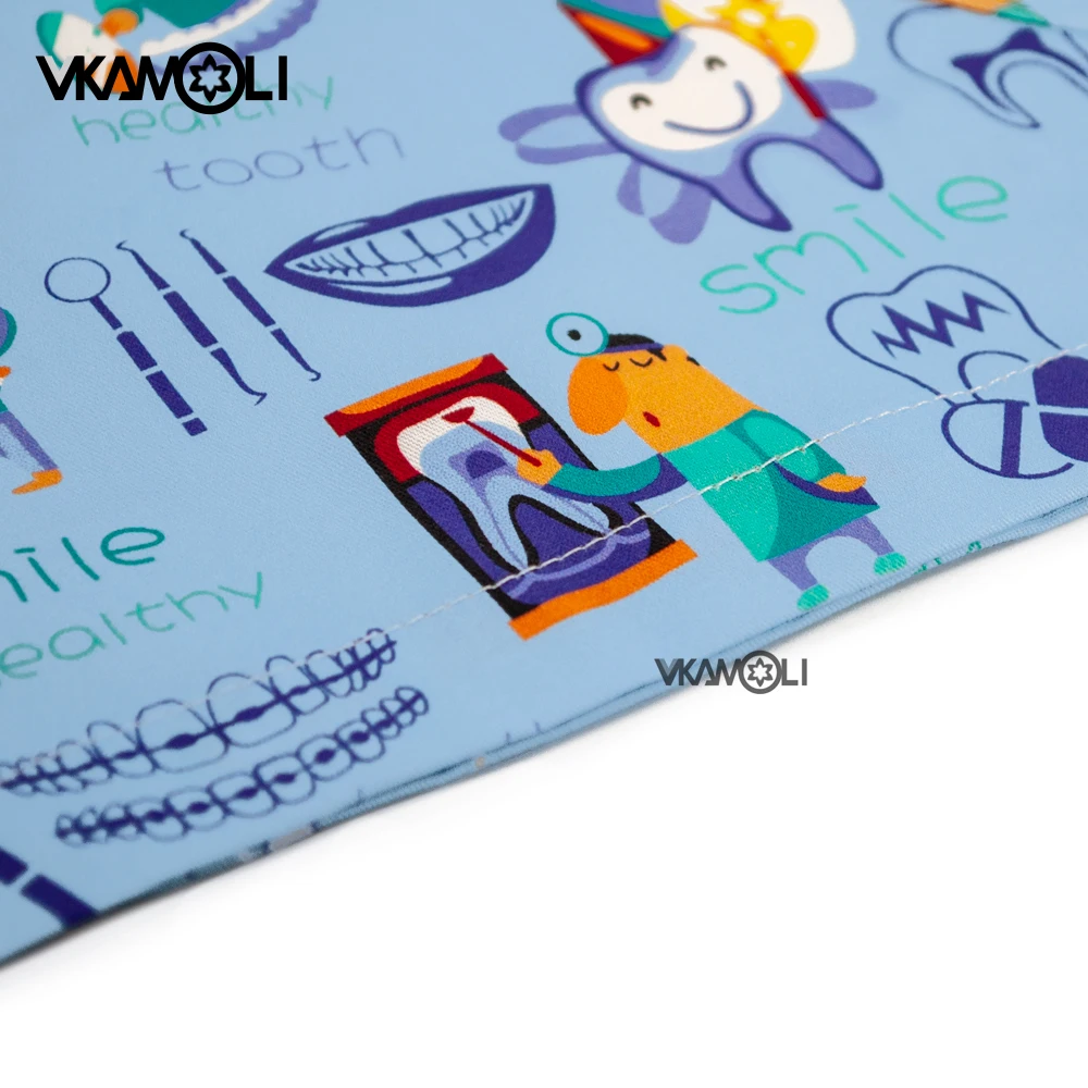 Clearanced sale Hospital Staff Scrubs tops V-neck Shirt Dental Clinic Supplies Nurse Work clothes scrubs uniform