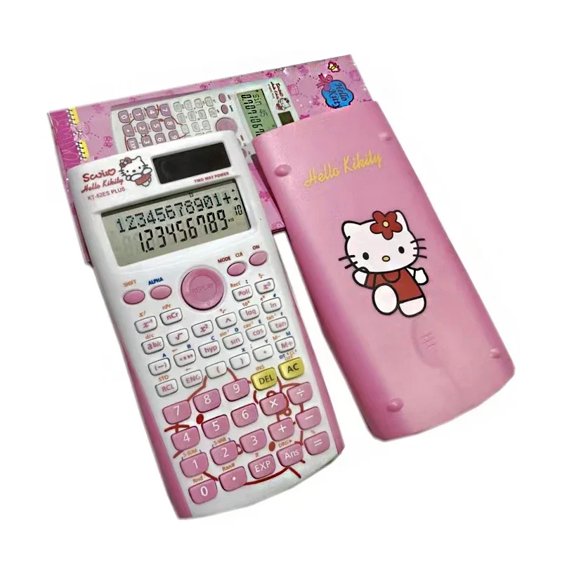 Hello Kitty Electronic Calculator Desktop Home Office School Financial Accounting Tool Slide Science Function Calculation Cute