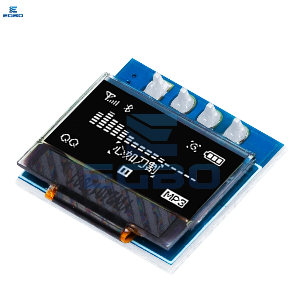 1 ~ 5 قطعة EGBO 0.49 بوصة OLED عرض وحدة LCD الأبيض 0.49 "شاشة 64x32 I2C IIC واجهة SSD1306 سائق لاردوينو AVR STM32