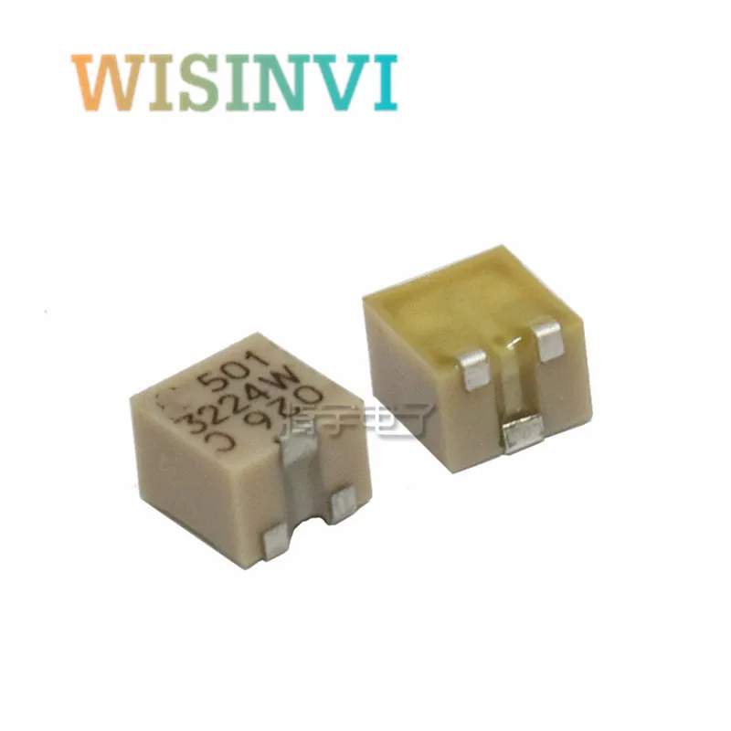 

3224 Вт-1 SMD, подстроечный потенциометр 3224W-1-500E 3224W-1-501E 3224W-1-502E 3224W-1-503E 3224W-1-504E 3224W-1 50R 500R 5K 50K 500K