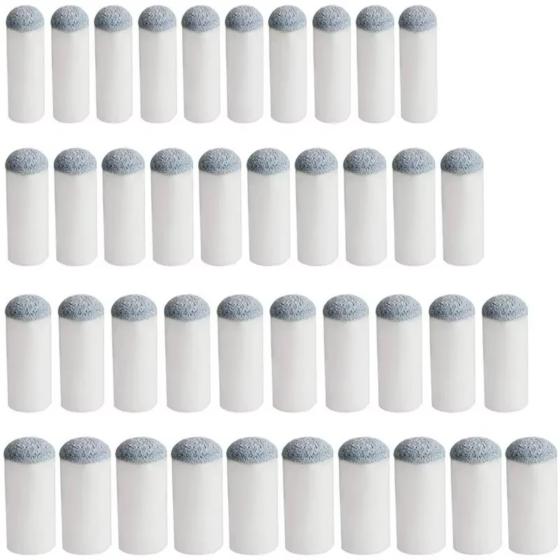 30pcs Pool Cue Tips Cylindrical Design Compatible with Various Cues Perfect for Daily Training and Casual Billiards