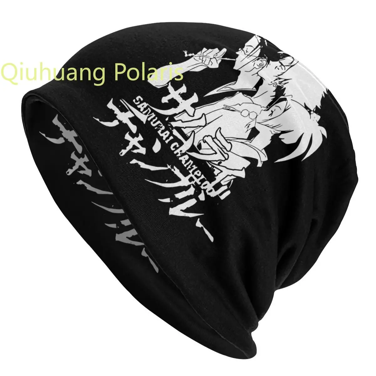 

Samurai Champloo Anime Cap Goth Outdoor Skullies Beanies Hats Men Women Adult Spring Warm Dual-use Bonnet Knitting Hats