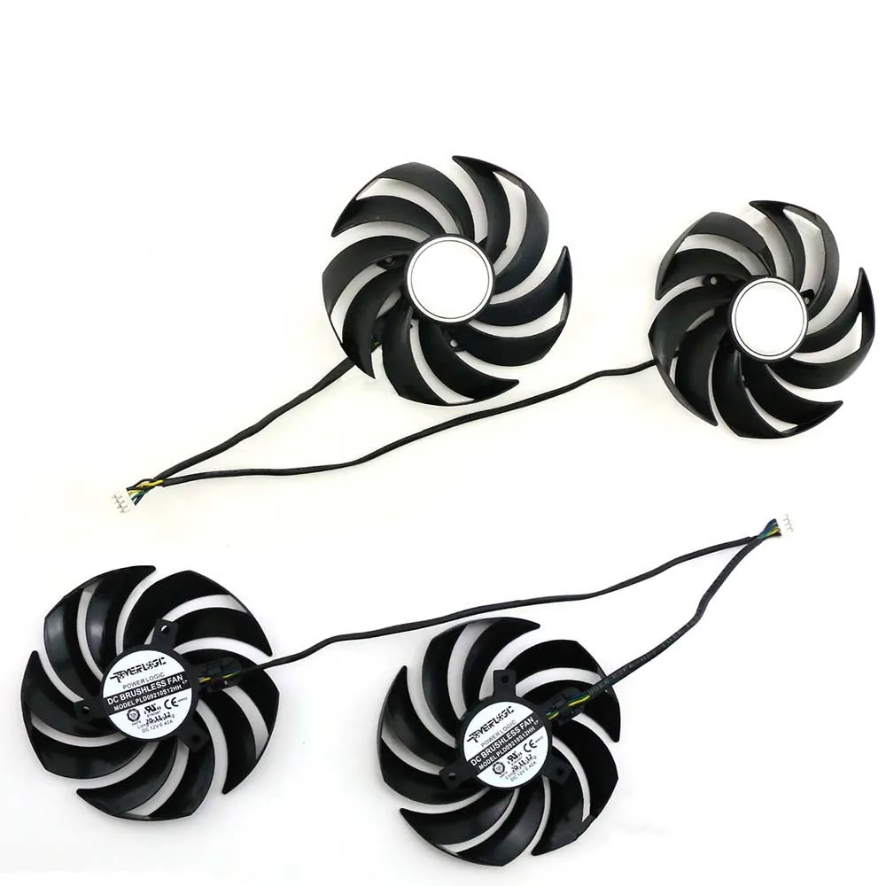 ل MSI RX6800XT 6900XT الألعاب الثلاثي الملحقات الأصلي مروحة التبريد بطاقة جرافيكس استبدال بطاقة الفيديو برودة مروحة