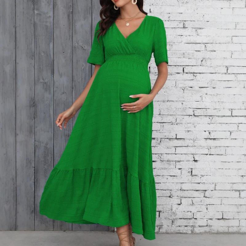 فستان للنساء الحوامل بفتحة رقب - مراجعة Maternity Wear وسعره