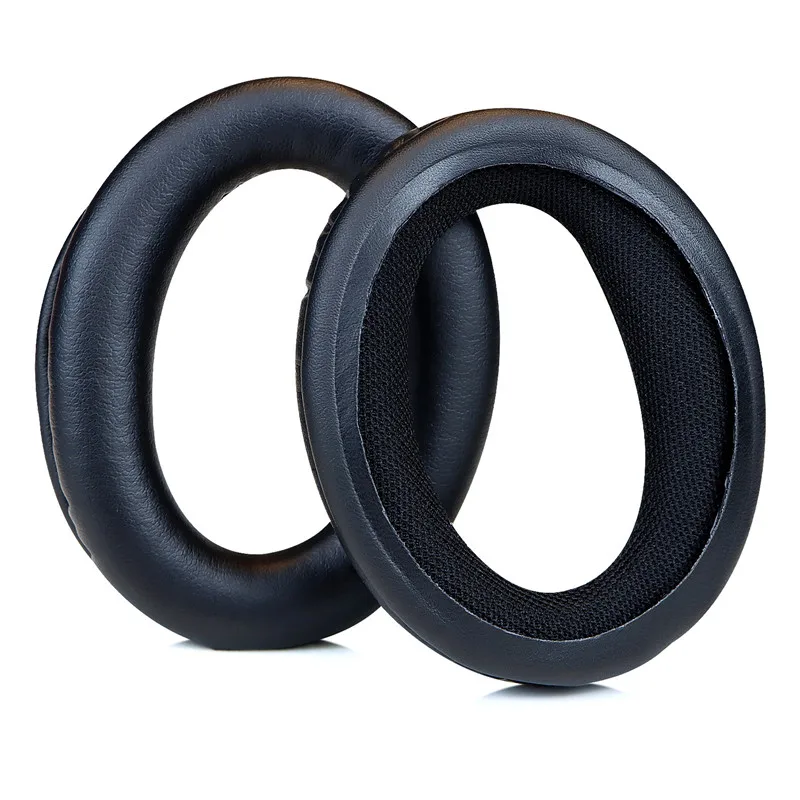 交換用イヤーパッドソニー MDR-NC60 MDR-NC500 ヘッドフォン耳パッドクッションソフトプロテインレザー低反発スポンジイヤーマフ