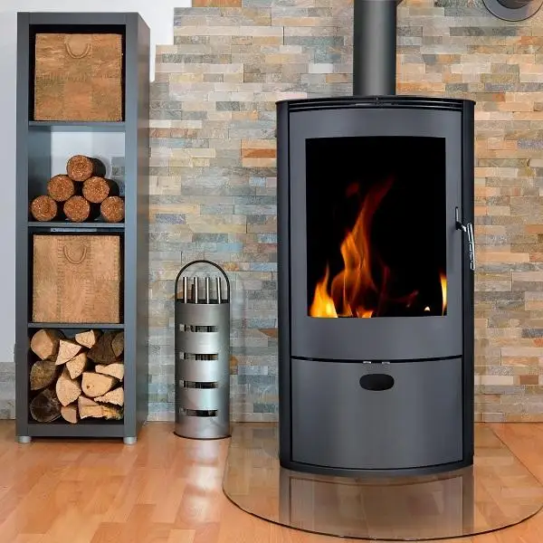 modern design indoor space heater high efficiency wood burning fireplace