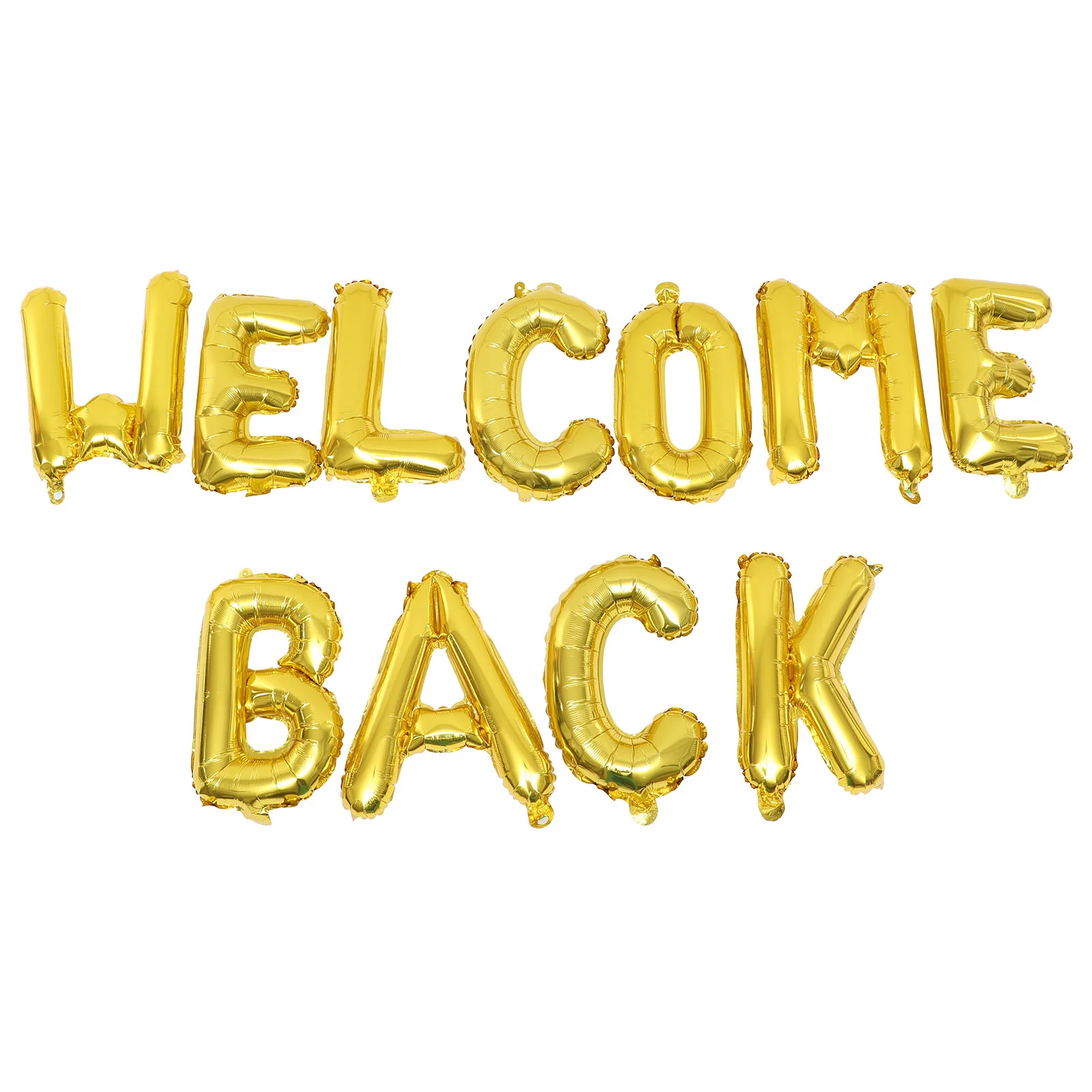 Decorations Alphabet Balloons Office Welcome Back Party Aluminum Film Letter Home