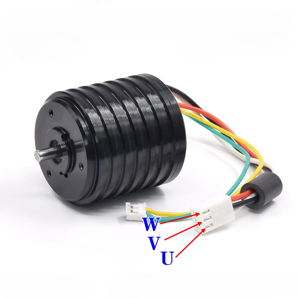 Micro 39mm 3-phase Inner Rotor Brushless Motor DC 12V-24V 40000RPM Neodymium Strong Magnetic High-speed Double Ball Bearing