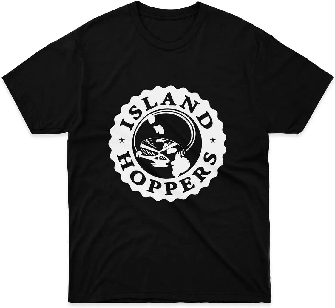 Island Hoppers - As Seen On  P I Shirts for  Mon Graphic White  Tees Cotton Luxury brand vintage oversized