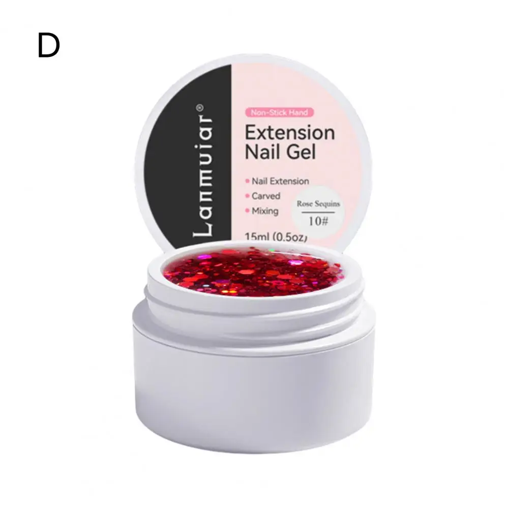 

Nail Extension Gel Compact Size Uv Gel for Strong Mark-free Nail Art Extension Lightweight Shaping Flexible Fix Lightweight Nail