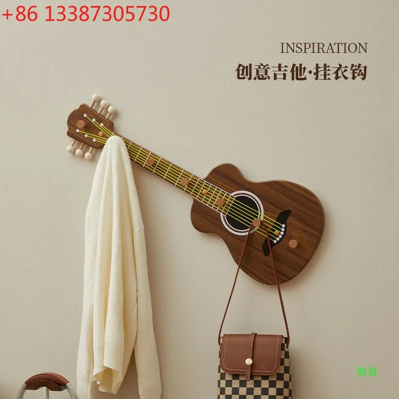 

Креативный настенный крючок для гитары на входную дверь, персонализированное украшение, настенная полка для хранения на веранде
