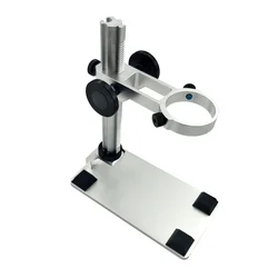 32-34mm Magnifier Al-alloy Stent Set Universal Aluminum Table Stand Holder for Electronic Digital USB Microscope Inner Diamete