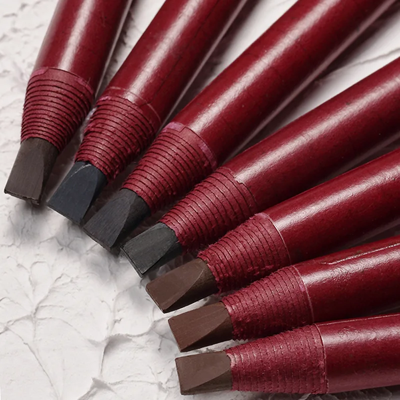 5PC Professional Eyebrow Pencil Set Waterproof Long-Lasting Black Tint Wholesale High-Quality Chinese Cosmetics for Eyebrow Make