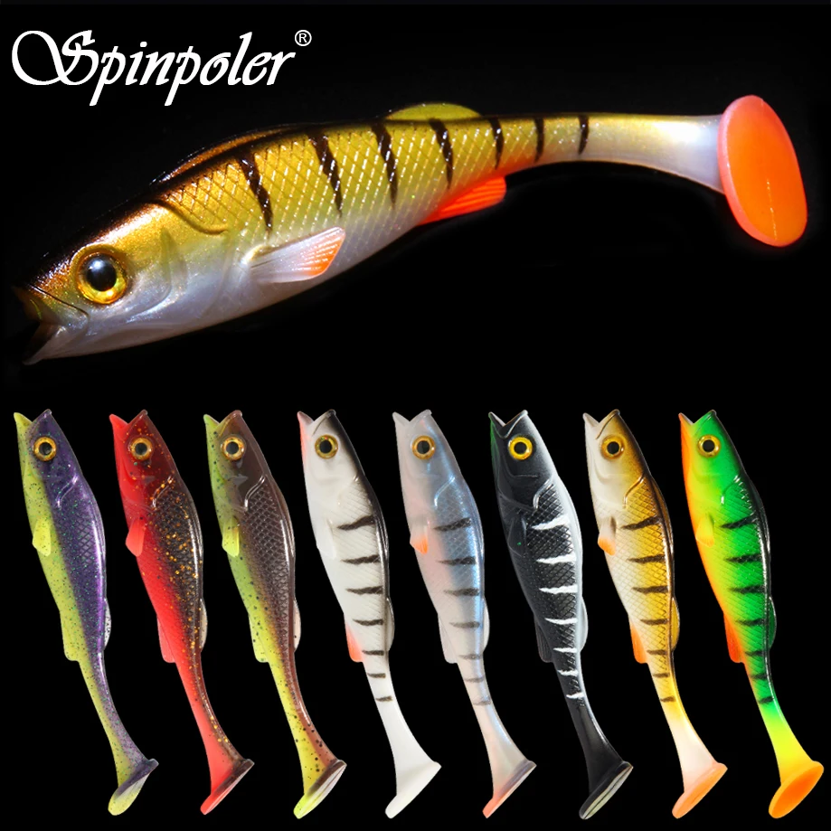 Spinpoler macio swimbait shad isca vigor poleiro 7cm 11cm 14cm uv isca de pesca paddle cauda água salgada mar pique truta leurre souple