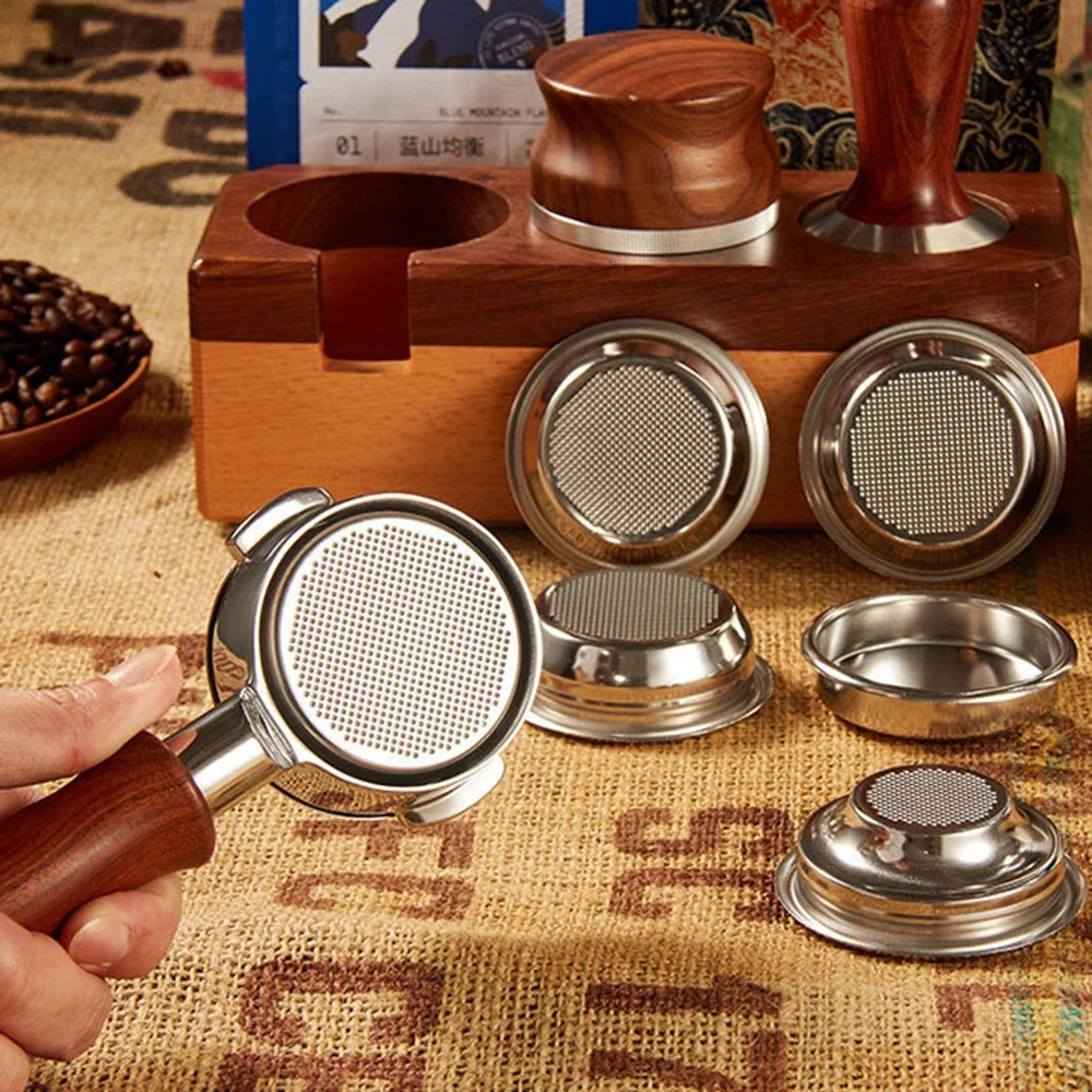 58mm Stainless Steel Coffee Filter Basket 22g Espresso Extract Single Layer Filter Single/Double Cup Filter Cup Barista Tools