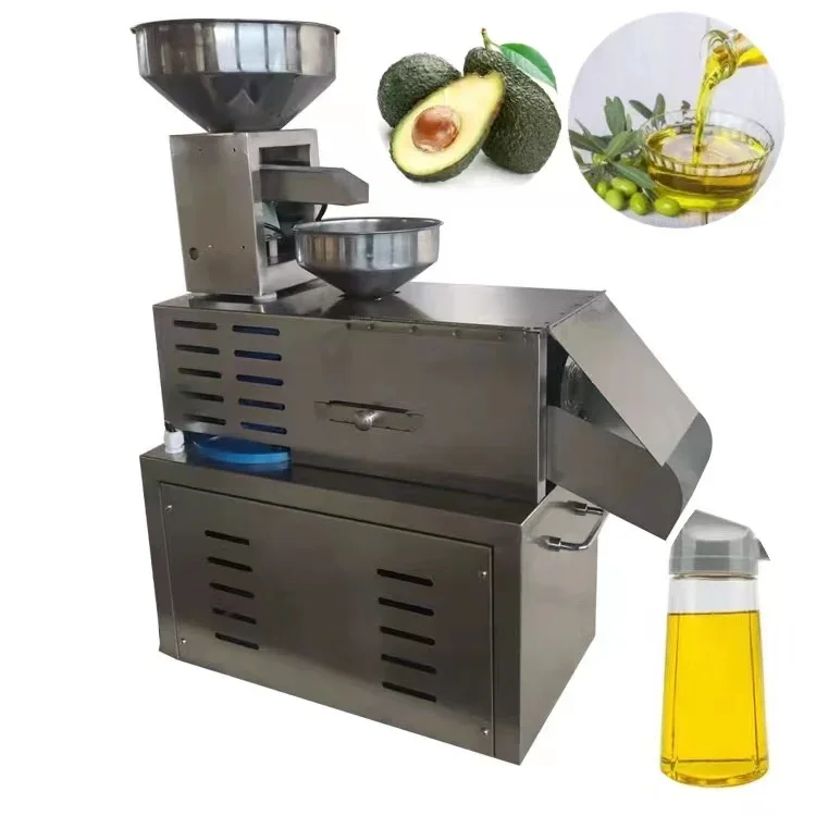 15-20kg/h avocado/olive oil pressing machine/ soybean oil extraction machine  HJ-P52-----2.25kw