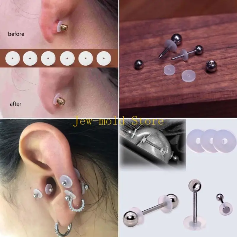 C71B Verstelbare Siliconen Oogzorg Disc Navel Tong Anti Invagination Pakking