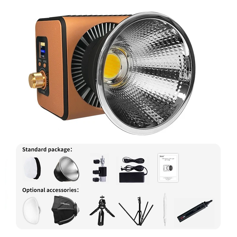 Kit de fabricación de vídeo para transmisión en vivo, luz Led portátil de 150w, tamaño de palma para fotografía