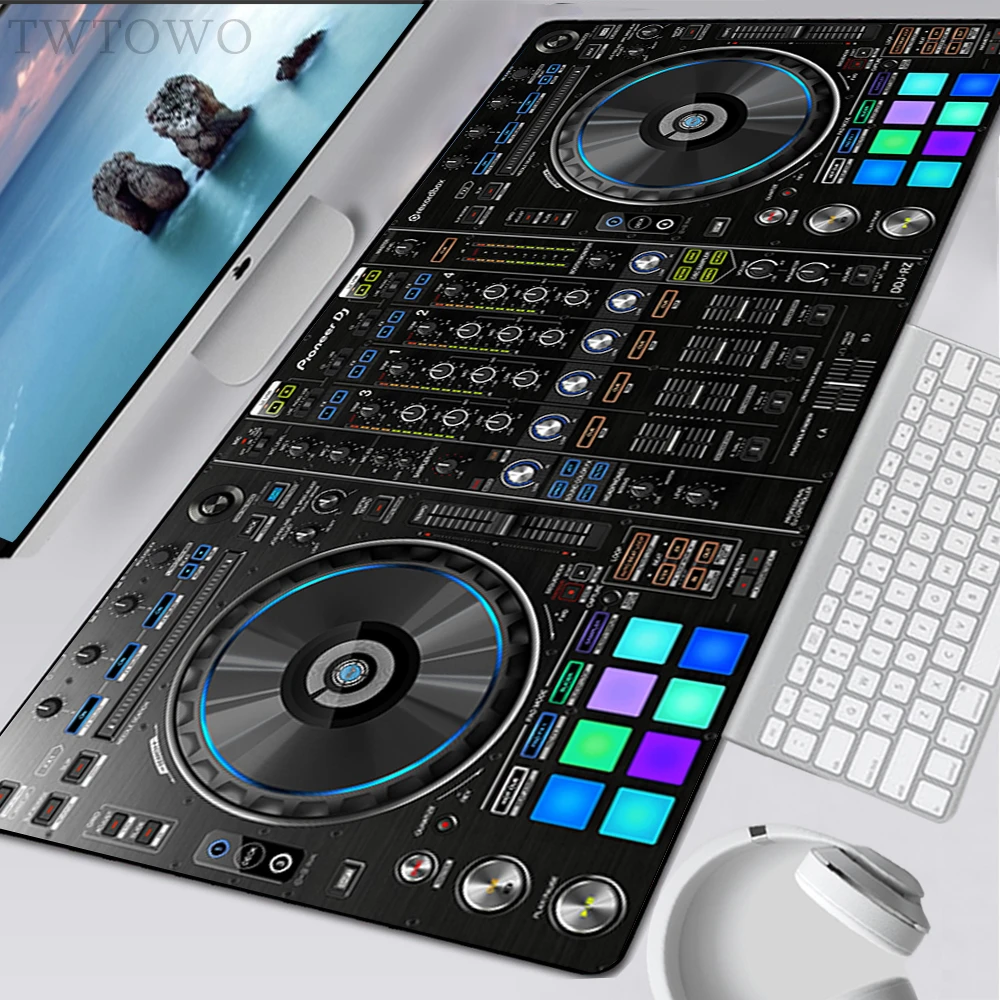 Radio Dj Controller banco da lavoro Mouse Pad Gamer tappetino per Mouse personalizzato di grandi dimensioni tappetino per tastiera Laptop Soft Gamer tappetino per Mouse da tavolo antiscivolo