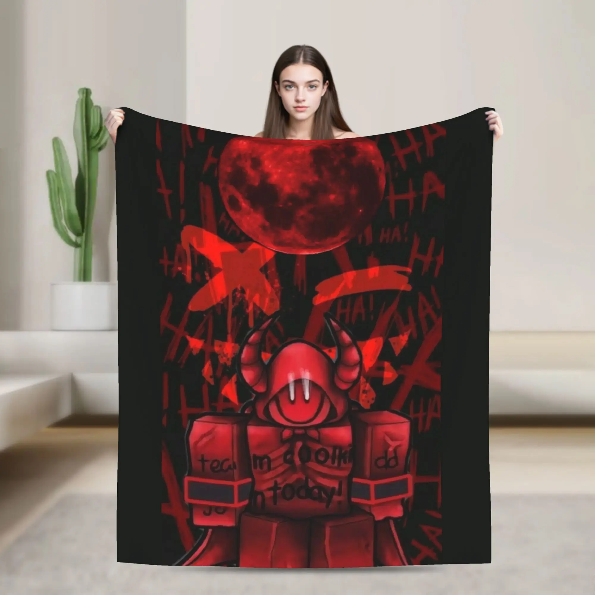 Forsaken Coolkid Plush Blanket Kids Adult  Flannel Throw Blanket For Home Decor Warm Customized Quality Bedspread Birthday Gift