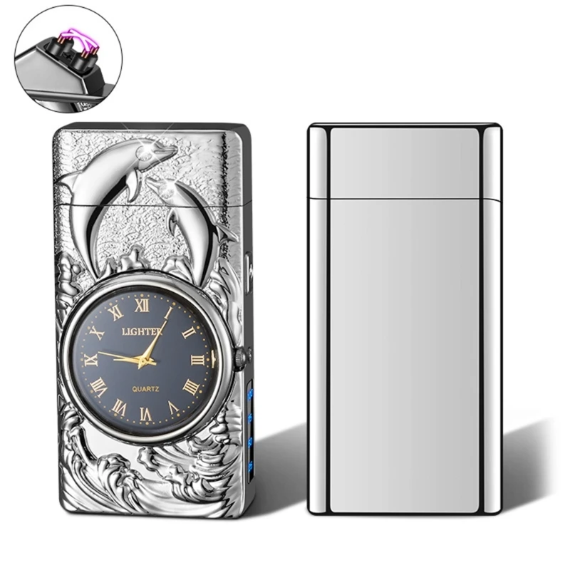 Portable Cigarettes Smoking Lighters with Watch Torch Windproof