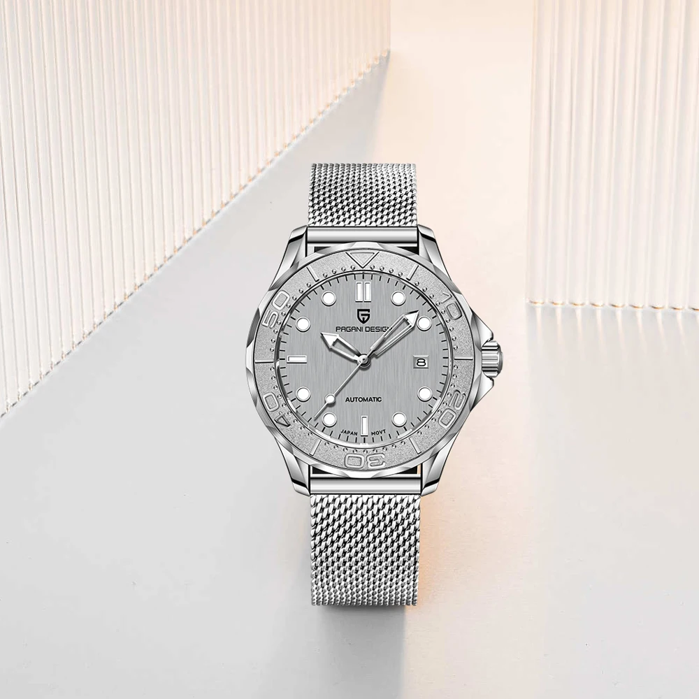 

2025 New PAGANI DESIGN Brand Diving Bezel Men's Watches Automatic Mechanical Wrist Watch For Men 100M Waterproof watch Men