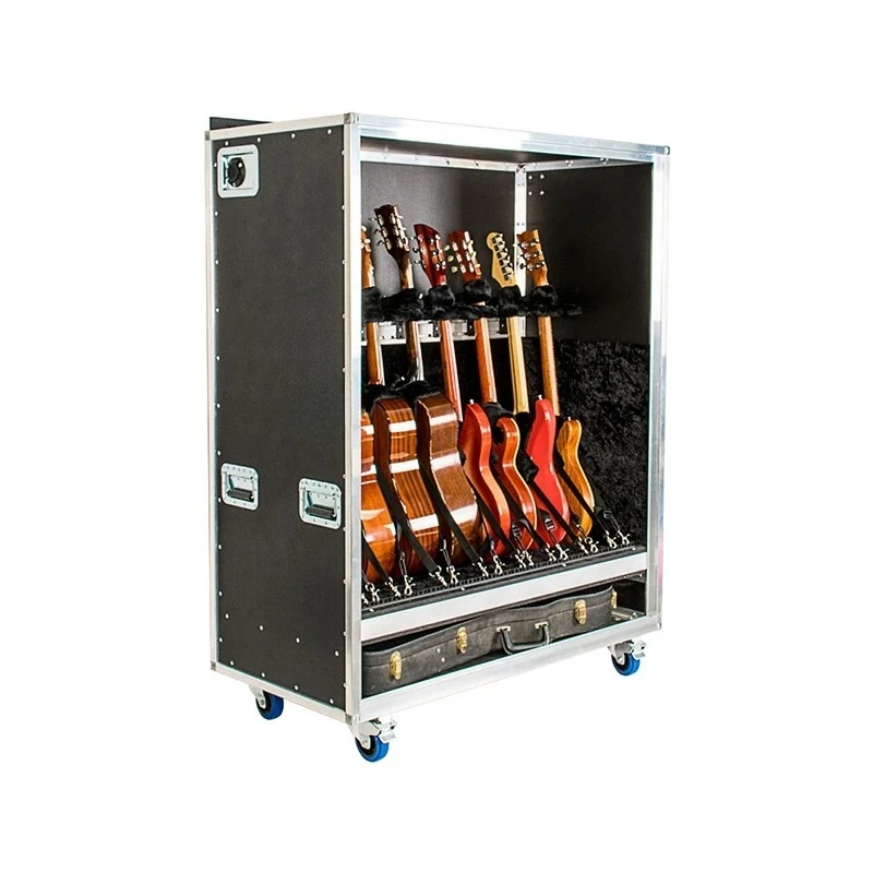 Deluxe Multiple Guitar Case Transport Carrying Road Case