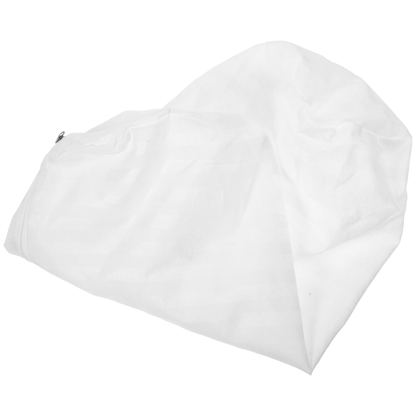 

Neck Roll Pillow Case Bolster Pillow Cover Cylinder 18.6 Inch White Zipper for Sofa Couch Bed Tube Pillows for Couch