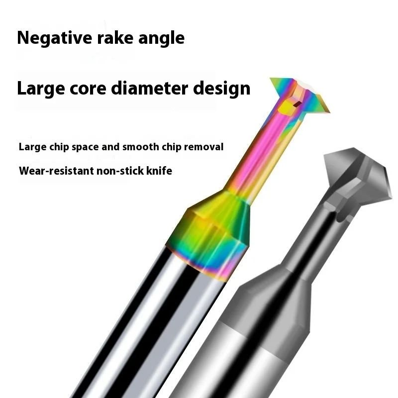 Tungsten steel chamfering tool hard alloy aluminum cutter 60 90 degree 120 milling cutters machining center chamfering knives