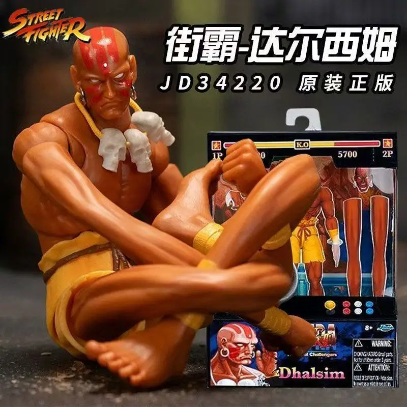 

【В наличии】Оригинальные игрушки Jada Ultra Street Fighter Dhalsim 1/12, фигурки героев, модель игрушки, подарки