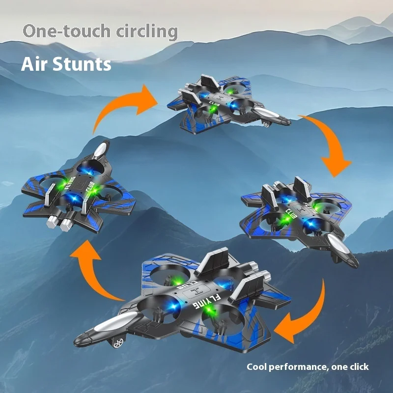 CZ01 zdalnie sterowanym piankowym samolotem Drone zabawka kaskaderska na dużych wysokościach Hover Rolling efekty specjalne symulacja Quadcopter zabawkowy samolot
