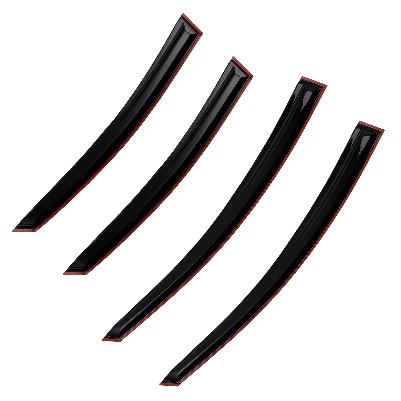 

Черные дефлекторы окон (ветровики) для Hyundai Sonata 2011-2014, 4 шт., защита от дождя