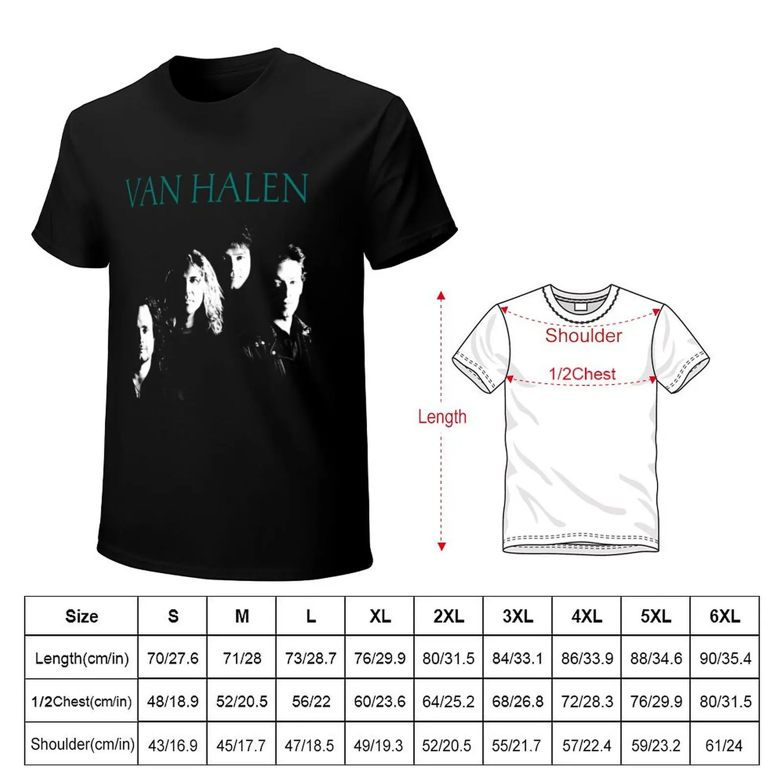 éddíe Ván Hálén vintage retro T-Shirt Work Duty Casual T-Shirt