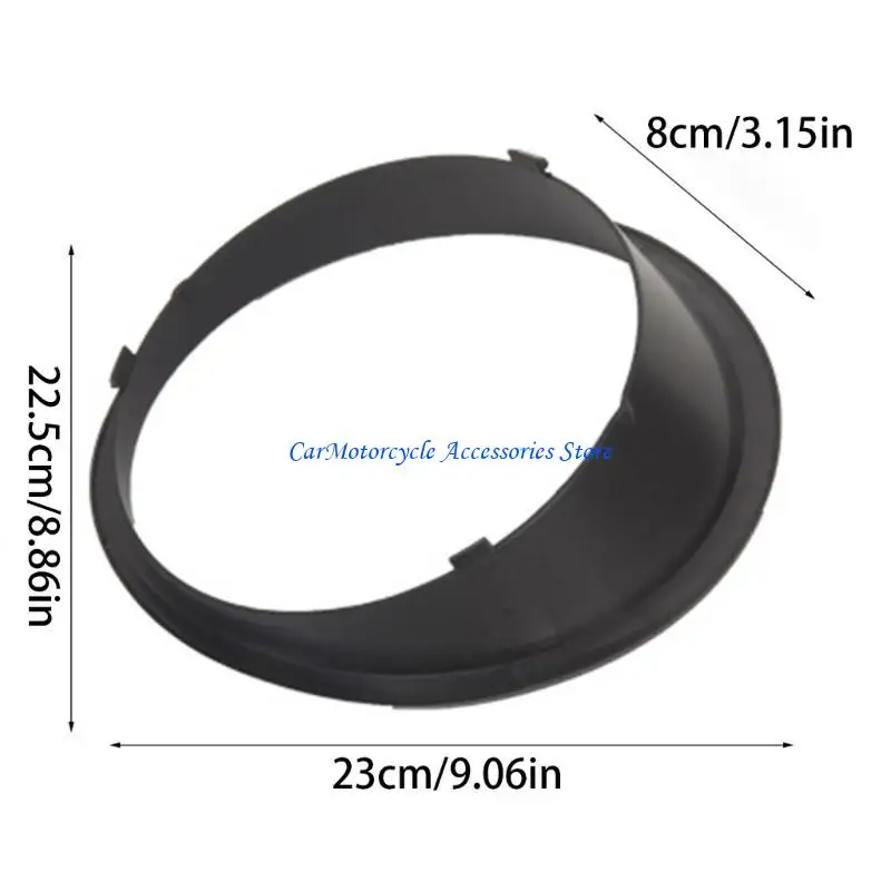 حلقات زخرفية للمصابيح الأمامية P04D مع ميزات حماية وحلقات تزيين للمصابيح الأمامية بمشبك بسيط مناسبة لـ JK