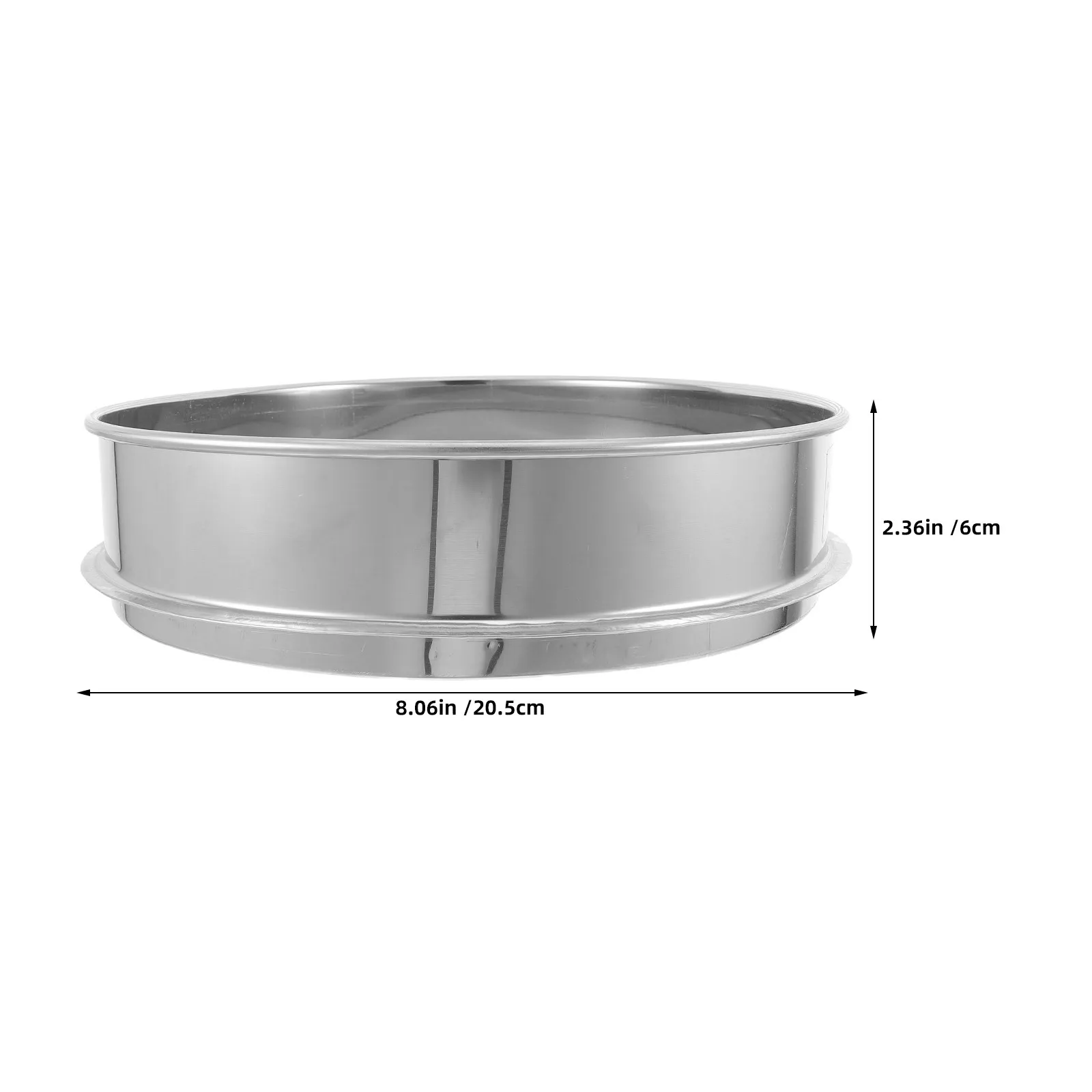 Fine Mesh Stainless Steel Paint Filter Reusable Spray Halloween Christmas New Year Stainless Steel Mesh Strainer 20CM