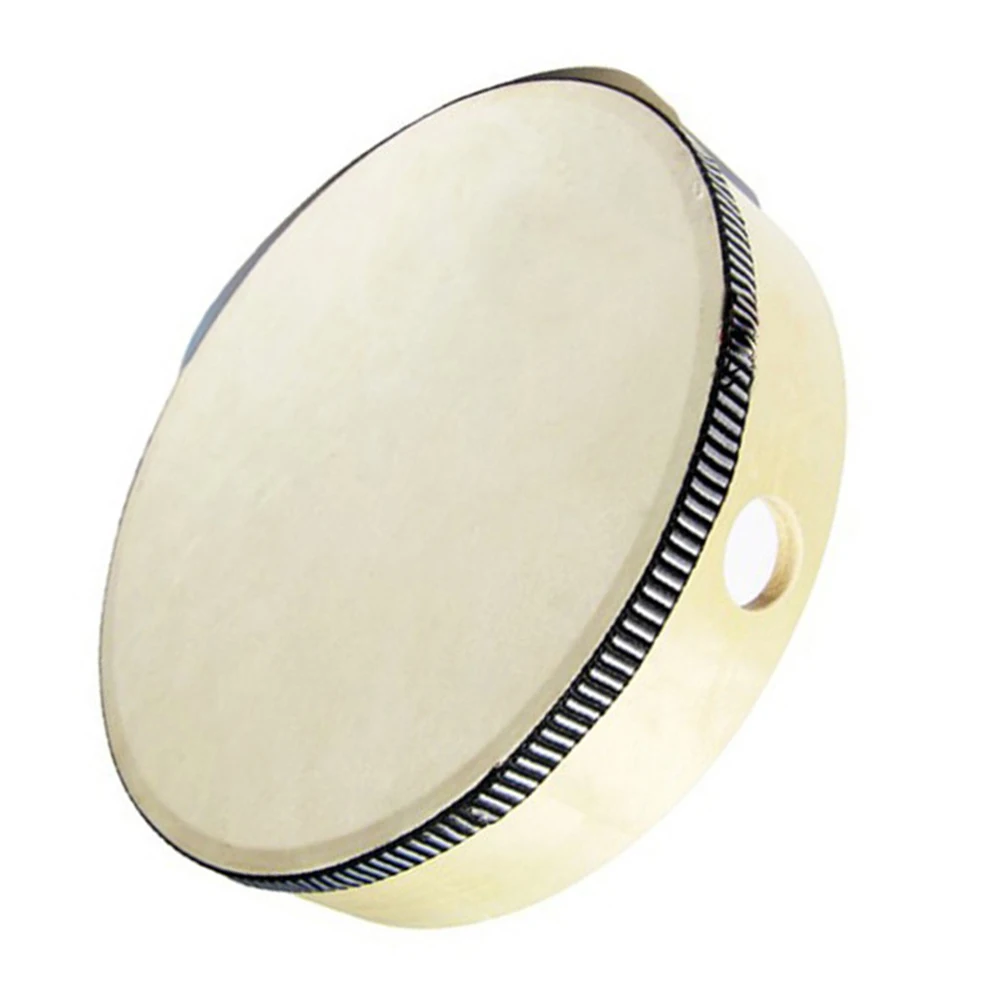 

8 Inch Wooden Hand Drum Tambourine Children's Toy Instruments for Kids Music Baby