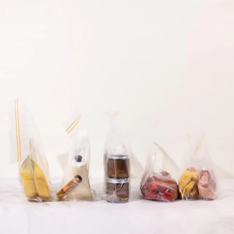 2 في 1 أكياس تخزين المواد الغذائية القابلة لإعادة الاستخدام صغيرة 15 عبوة 8.1 بوصة × 7.1 بوصة و10 عبوات كبيرة (10.7 بوصة × 11 بوصة) أكياس فريزر مقاومة للتسرب BPAFree EcoFriendl #5