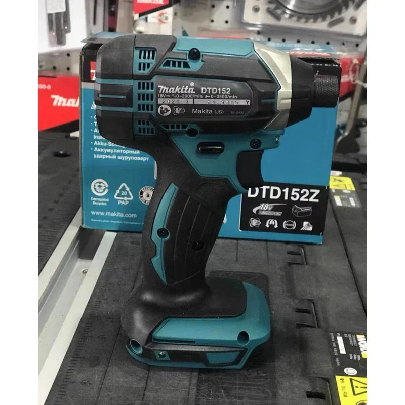 MAKITA DTD152Z 18V LXT Cordless Impact Driver Body Only Rechargeable Drill Driver Electric Screwdriver Makita Power Tool DTD152