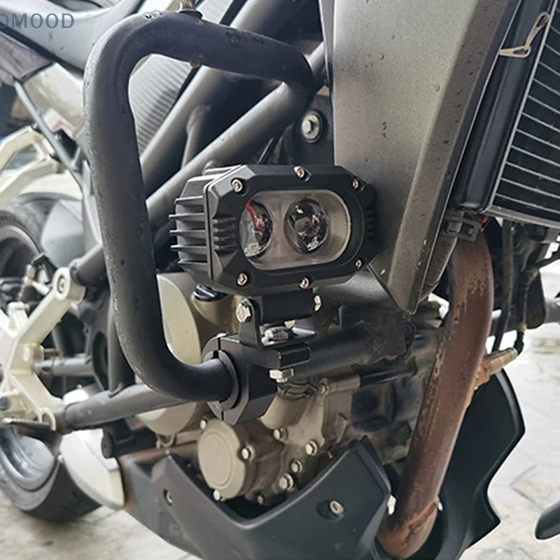 Motorcycle LED Headlight Spotlight Mount Bracket Adjustable Fog Light Auxiliary Lamp Bumper Clamps Holder Motorcycle Accessories image 3