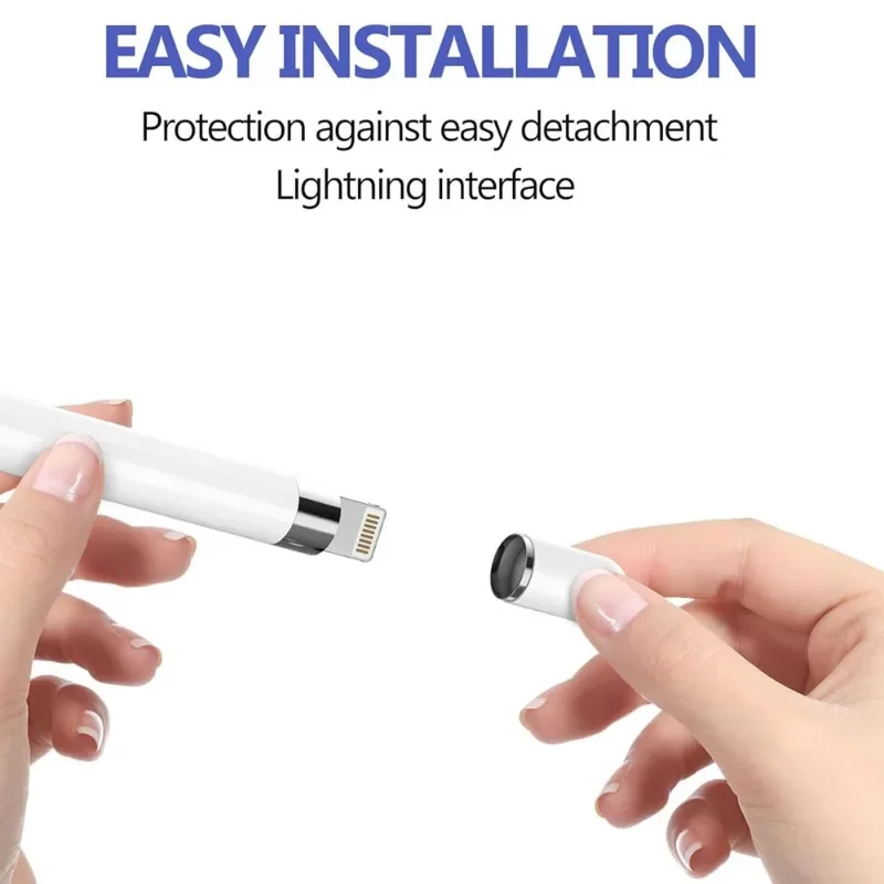 Magnetic Pencil Caps Stylus Protector Cover for Apple Pencil 1 Generation Replacement Magnet Tablet Pen Cap for iPencil iPad Pro